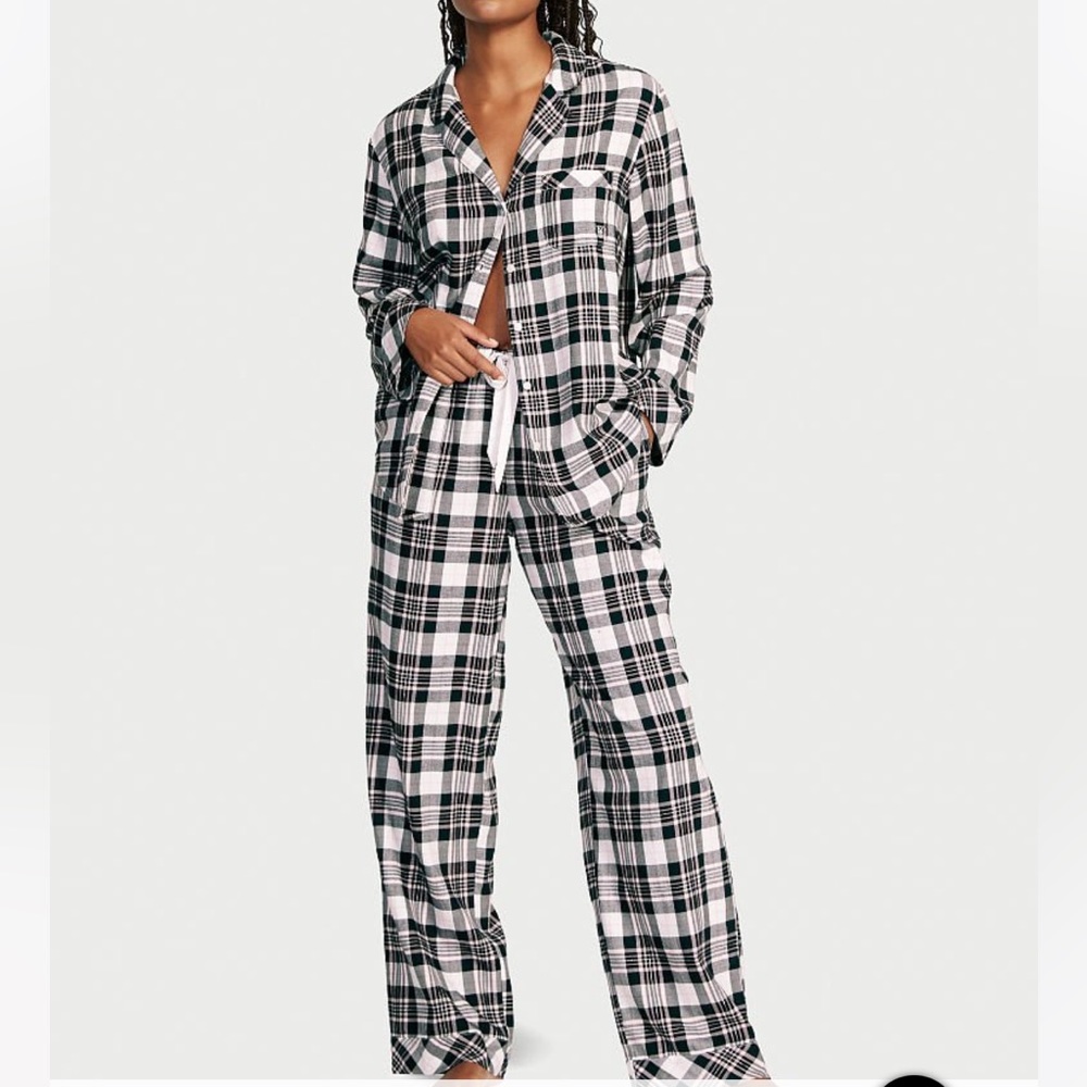 NEW VICTORIA'S SECRET Flannel Long Pajama Set